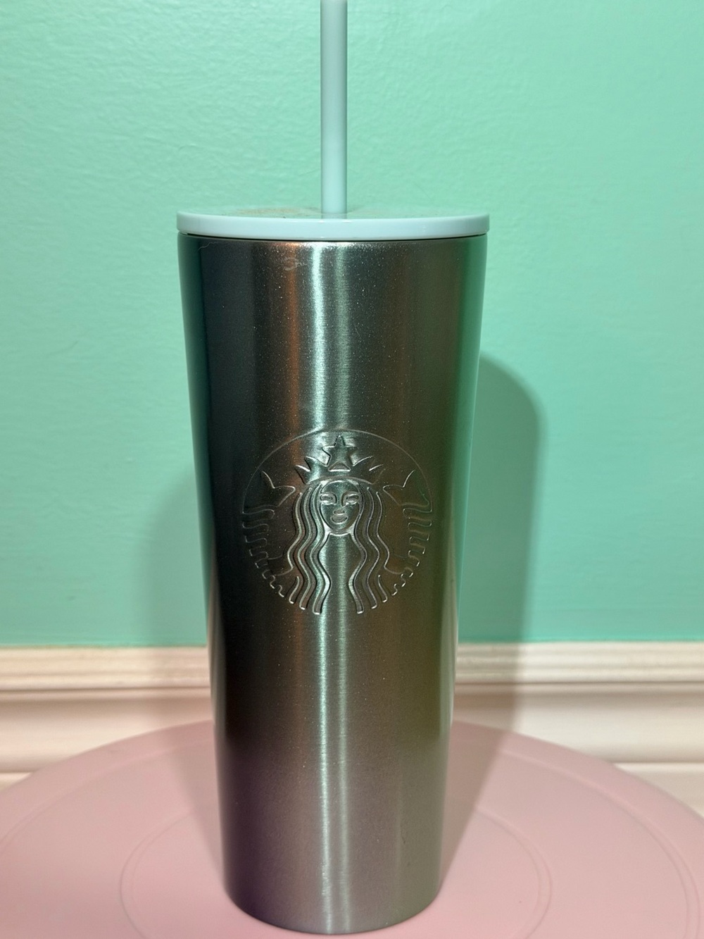 Starbucks Stainless Steel Purple/Green Tumbler